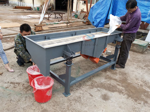 钢纤维长方形振动筛