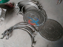 600型不锈钢旋振筛冲孔板