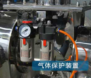 气旋筛气体保护装置