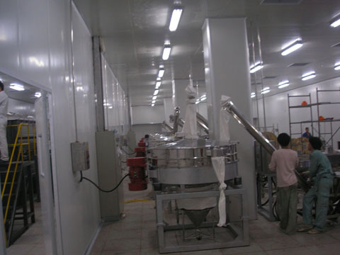 三次元旋振筛应用在化工行业