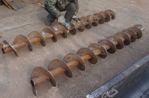 U型螺旋输送机叶片